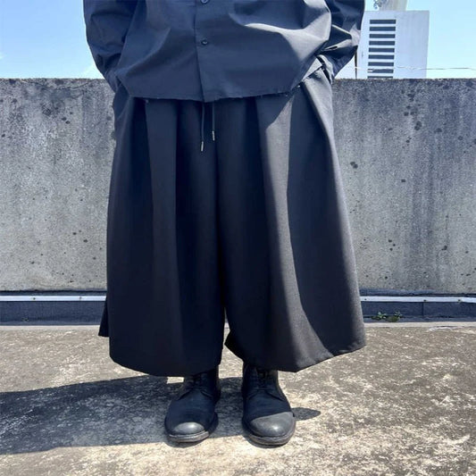 Casual Plus-size Loose Straight Leg Pants