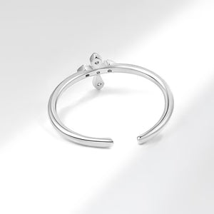 Womens Simple And Stylish Cross Ring